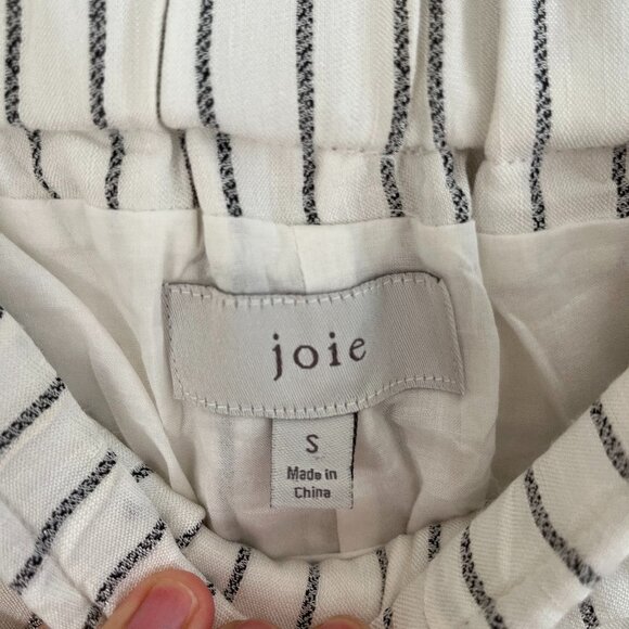 Joie Linen/Viscose Stripe Pant - Size Small - Picture 4 of 9